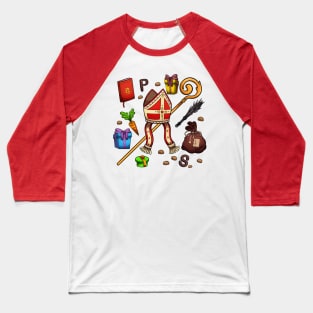 Saint Nicholas Elements Baseball T-Shirt